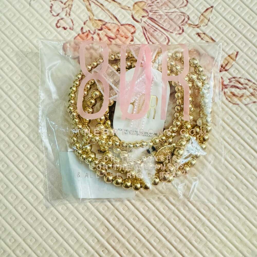 8 Other Reasons Set Of 5 Beaded Bracelets New